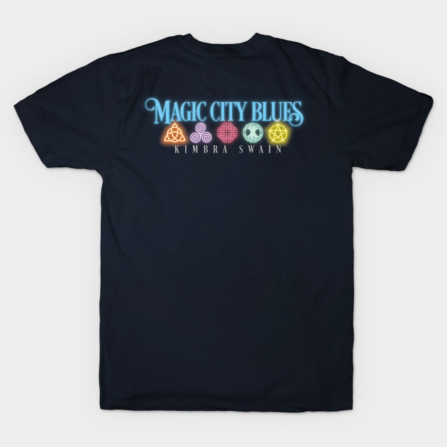 Magic City Blues Back Print by KimbraSwain